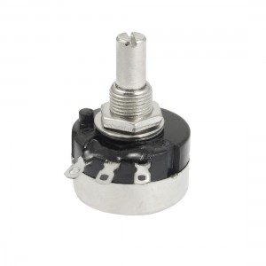 RV24YN 5K ohm 6mm Round Shaft Carbon Composition Rotary Potentiometer