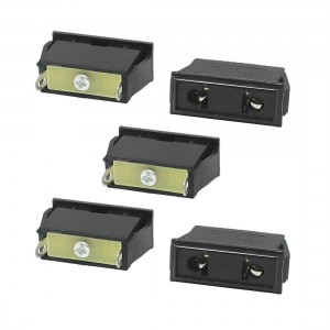 5 Pcs Panel Mount US/EU Type 2 Terminals Power Plug 10A 250VAC