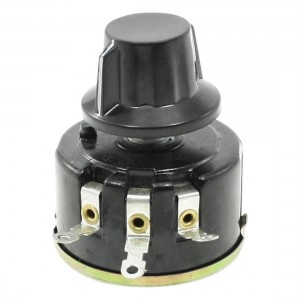 4.7K ohm 10mm Screw Thread Single Turn Rotary Wire Wound Potentiometer w Knob