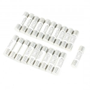 20 Pcs 500V 6A 10 x 38mm Cylindrical Ceramic Tube Fuses Link RT14 RT18 RO15