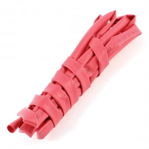 Red 2 Meter Long 6mm Dia Heat Shrinkable Tube Shrink Tubing Ratio 2:1