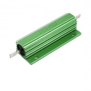Chassis Mounted Aluminum Shell 100W Watt 45 Ohm Wirewound Resistor