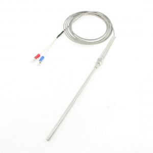 5mm x 150mm Temperature Sensor Head K Type Thermocouple Probe 2M