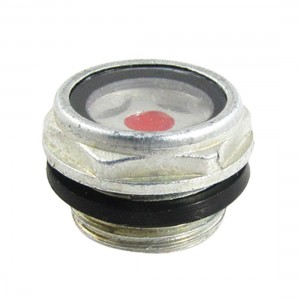 Air Compressor Metal 1/2"PT Threaded Oil Sight Glass