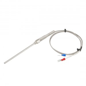 1M 40" Spade Terminal K Type 0-400C Thermocouple Temperature Sensor Probe