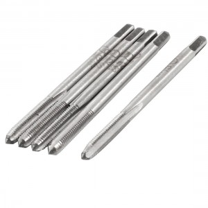 5 Pcs 3mm Cutting Dia 3 Flutes HSS Machine Screw Thread Taper Taps