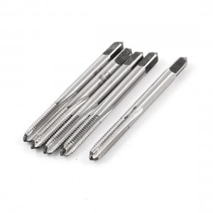 5 Pcs 4mm Cutting Dia 3 Flutes HSS Machine Screw Thread Taper Taps