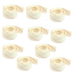 10 Pcs PVC Fiberglass Pipe Insulation Sleeving Sleeve 16mm ID 32.3" Length