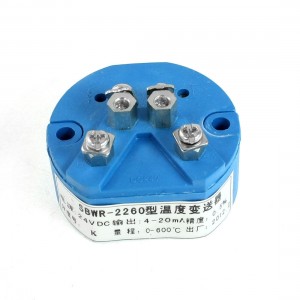DC 24Volt 0-600 Celsius K Type Temperature Sensor Transmitter
