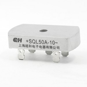 SQL50A-10 1KV 50A Three Phase Bridge Rectifier Half-Wave Silver Tone