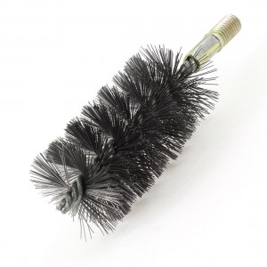 12mm Thread 55mm Diameter Steel Wire Tube Brush Cleaning Tool