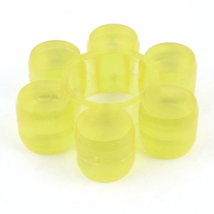 65mm x 18mm Rubber Coupling Center Spider Coupler Dampers Clear Yellow