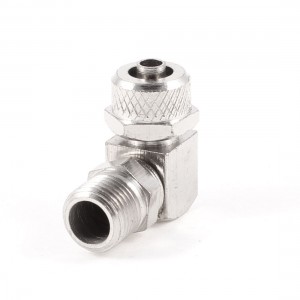 9.5mm Male Thread L Shaped Quick Joint Connector for 4mmx6mm Air Pipe