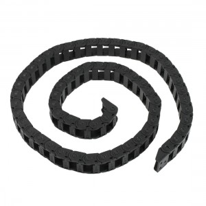 100cm Black Cable Wire Carrier Drag Chain Nested 10mm x 15mm