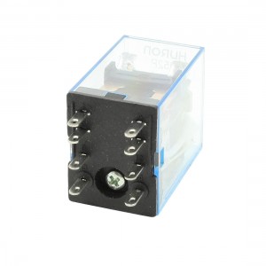HH52P DC12V Coil 8-Pins DPDT Green LED Electromagnetic Relay