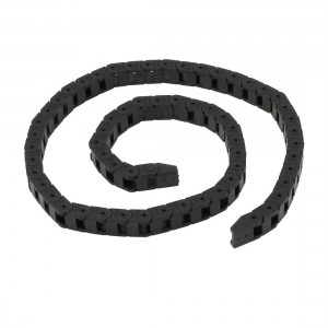 10mmx10mm Flexible Semi Enclosed Towline Drag Chain Carrier 100cm