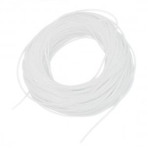 14Meter Long PE Polyethylene 8mm Spiral Cable Wire Wrap Tube White