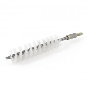 12mm Thread 25mm Diameter Nylon Wire Tube Brush Cleaning Tool