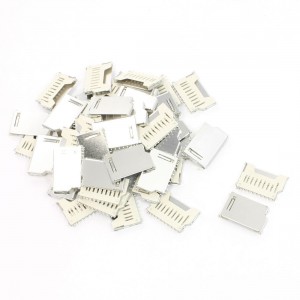 50 Pcs SD Memory Card Sockets Connectors Replacements 16mm x 26mm