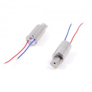 2 Pcs DC 1.3V 6mm x 12mm Mini Coreless Vibration Motor for Model Aircraft Toy