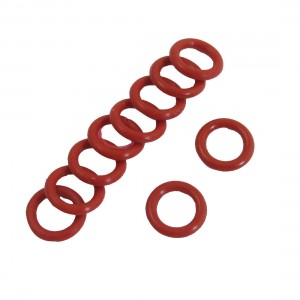 2mm Thickness 11mm External Diameter Rubber Oil Seal O Ring Gasket 10 Pcs