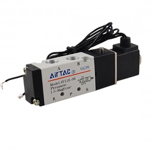DC 24V 2 Position 5 Way Pneumatic Control Air Solenoid Valve NTDBL
