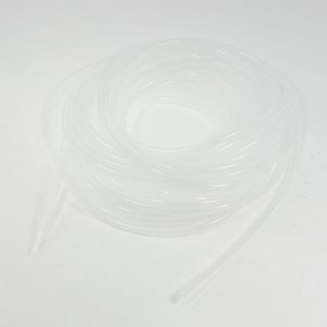 15M Long PE Polyethylene 6mm Spiral Cable Wire Wrap Tube White