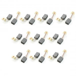 10 Pairs 33/64" x 9/25" x 15/64" Motor Carbon Brushes for Power Tool