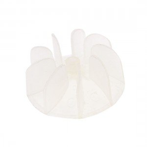 Machine Part Clear Plastic 5mm Inner Dia 9-Impeller Motor Fan Blade