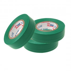 3 Pcs Green Adhesive Electrical Installation PVC Plastic Tape