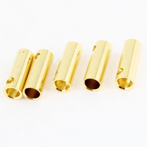 5pcs RC Model Li-Po Battery Female Banana Bullet Connector Plug 5mm