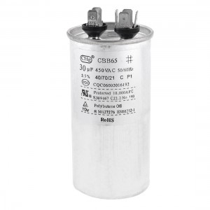 CBB65 AC 450V 30uF 5% Non Polar Air Conditioner Motor Capacitor