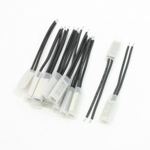 12 Pcs 95C Bimetal Temperature Controller Thermal Protector N/C 250V 5A