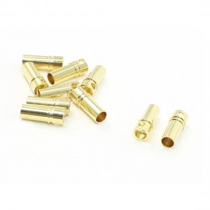 10 Piece Female Bullet Connector Plug Replacement 3.5mm for RC DIY
