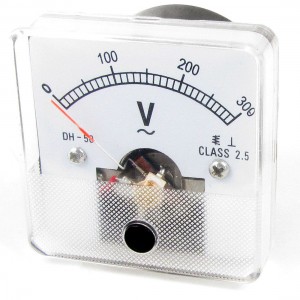 DH-50 Square Analog Volt Voltage Voltmeter Panel Meter AC 0-300V