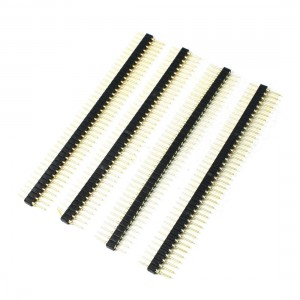 Male to Male 2mm Pitch 40 Pins IC Socket Connector 4 Pcs
