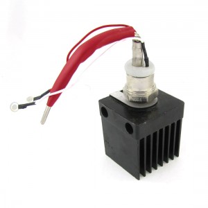 KP100A 1600V 100A Stud Type Phase Control Thyristor w Black Heatsink