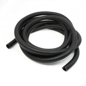 16.4Ft Length 63/64" Outer Diameter Plastic Split Loom Tubing Black