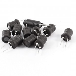 47UH 9mm x 12mm UL-polyolefin Metal Electronic Circuit Inductors 10 Pcs
