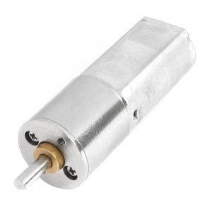 12V 60RPM 3mm Shaft 16mm Diameter DC Geared Motor w Gearbox