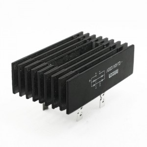 Black -QL Single Phase Diode Heatsink Bridge Rectifier 40A 1200V