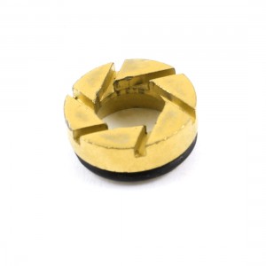 Gold Tone Round Shaped 7mm Thickness Pressure Foot for Hitachi Drill Machine