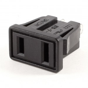 AC 125V 15A 2 Pins IEC320 C9 Power Inlet Socket Connector