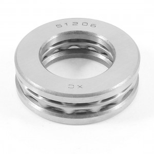 Replacement 50mm x 30mm x 15mm Single Direction Thrust Ball Bearing 51206