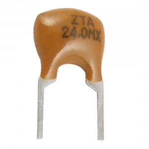 100 Pcs 24 MHz 2 Pins Ceramic Filter for Radio Receiver