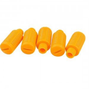 0.35" Thread Plastic Pneumatic Silencer Muffler 5 Pcs