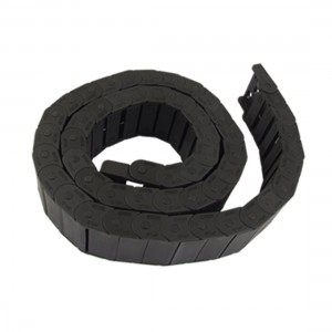 15 x 40mm Blk Plastic Towline Semi Enclosed Drag Chain