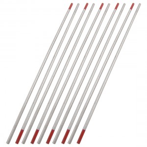 10 Pcs Welding Thoriated Red Cerium Tungsten Electrodes 2.4mm x 150mm Gbplp