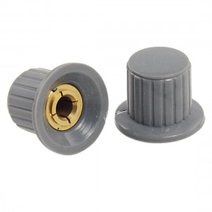 6 X Volume Control 15/64" Split Shaft Potentiometer Knobs 3/8"