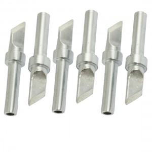 200-T-K Replaceable 6mm Bevel Width Soldering Iron Tip 5 Pcs